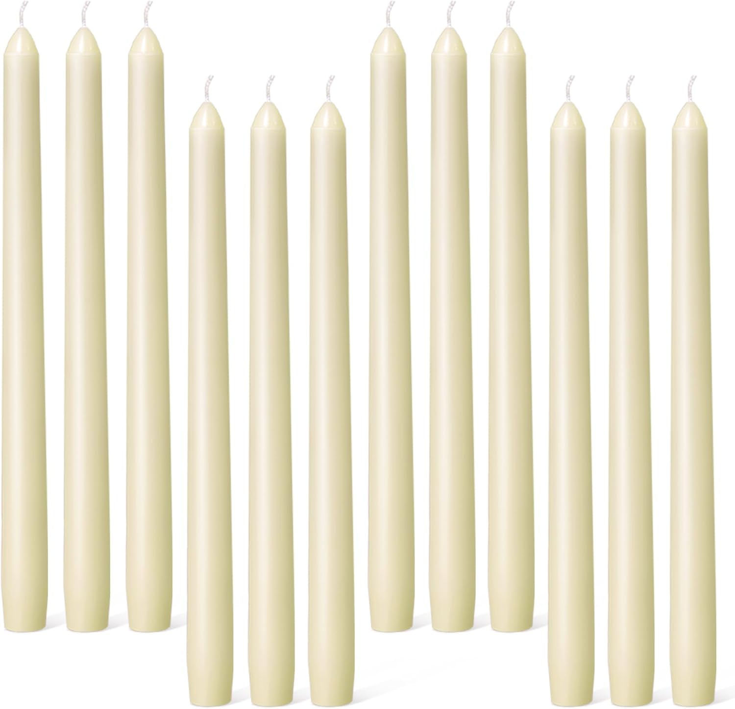 Ivory Taper Candles, 4 Pack, 10 Inch, Unscented - Image 24