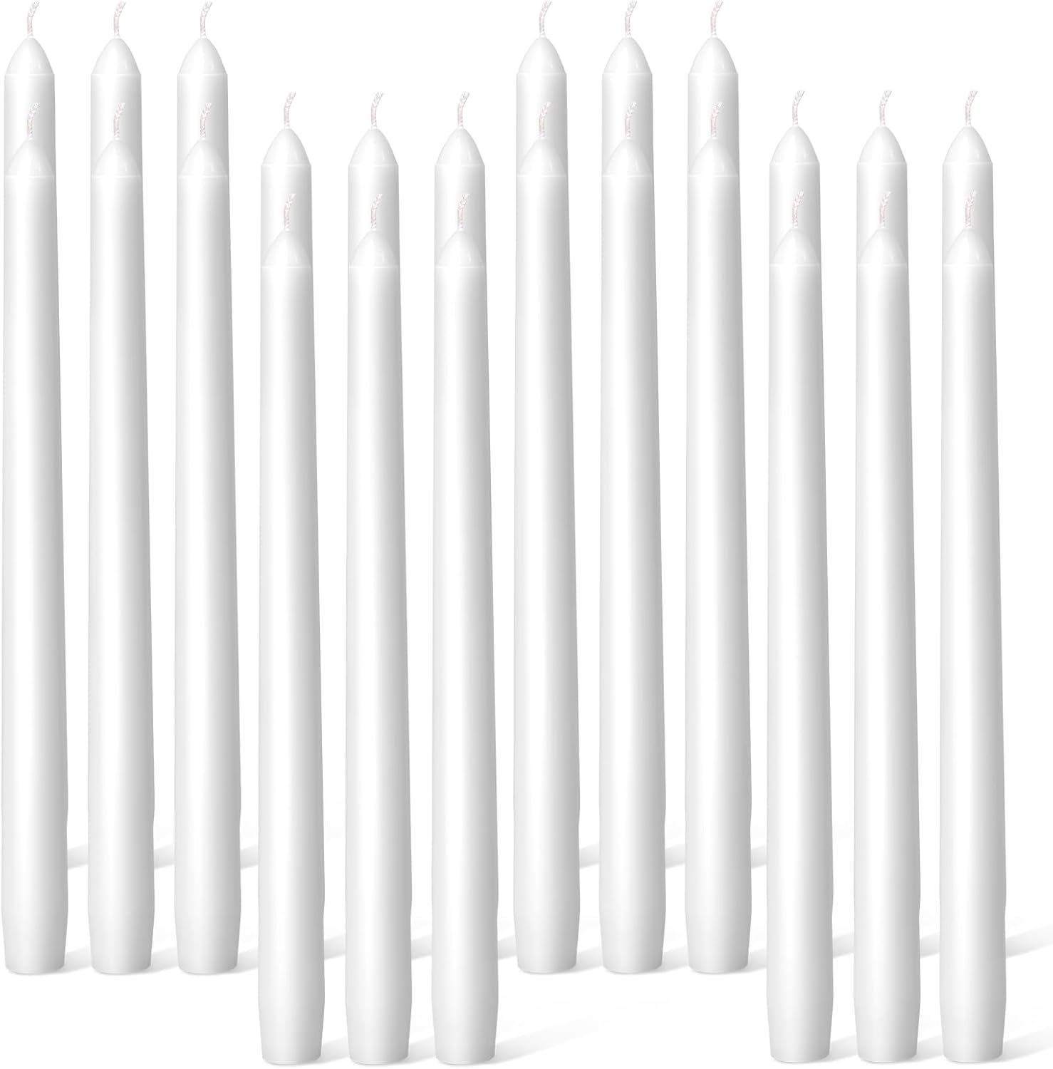 Ivory Taper Candles, 4 Pack, 10 Inch, Unscented - Image 13