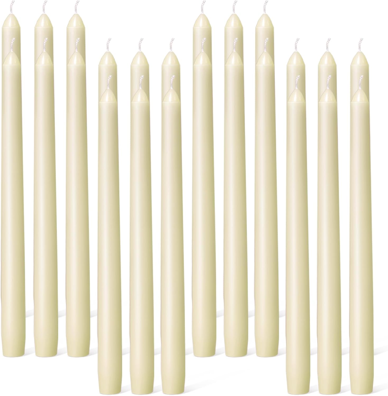 Ivory Taper Candles, 4 Pack, 10 Inch, Unscented - Image 19