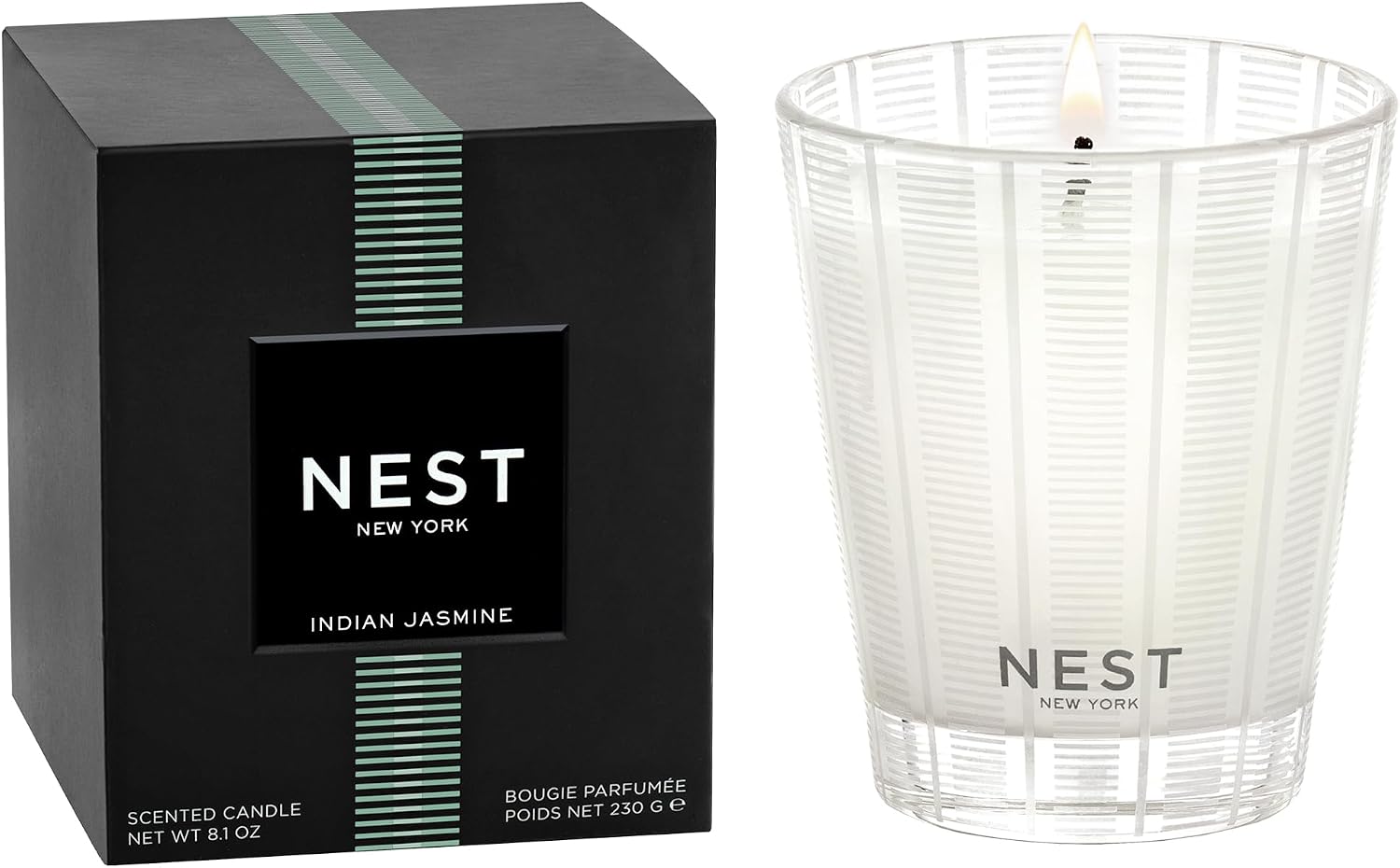 Bamboo Scented Candle, Glass Vessel, 8.1 oz - Image 10